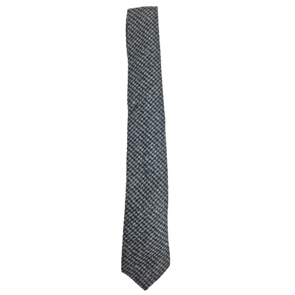 WRK Mens Gray Tie Wool Necktie 60"  Work Rest Karma - Picture 1 of 4
